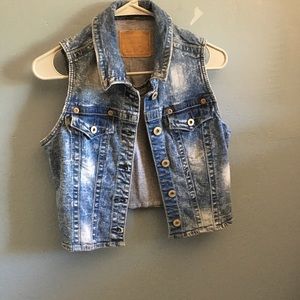 Denim vest
